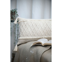 COUSSIN BUTINE ECRU 30X50CM