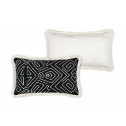 COUSSIN DAHAN NOIR 30X50cm