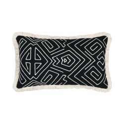 COUSSIN DAHAN NOIR 30X50cm