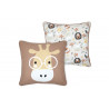 COUSSIN COQUIN BRUN 40X40cm