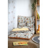 FUTON COQUIN NATUREL 60X120X6CM