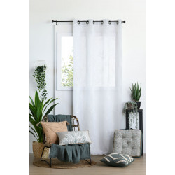 VOILAGE MANISA BLANC 140X260CM