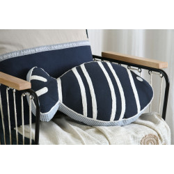 COUSSIN ESCALE POISSON 50CM MARINE