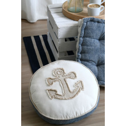 COUSSIN ESCALE NATUREL ROND 40CM