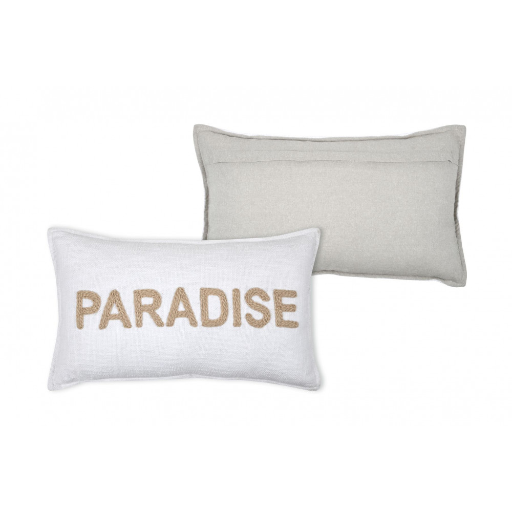 COUSSIN ARCACHON BLANC 30X50CM
