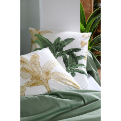 HOUSSE COUETTE ARAMA 260X240 VERT PERCAL