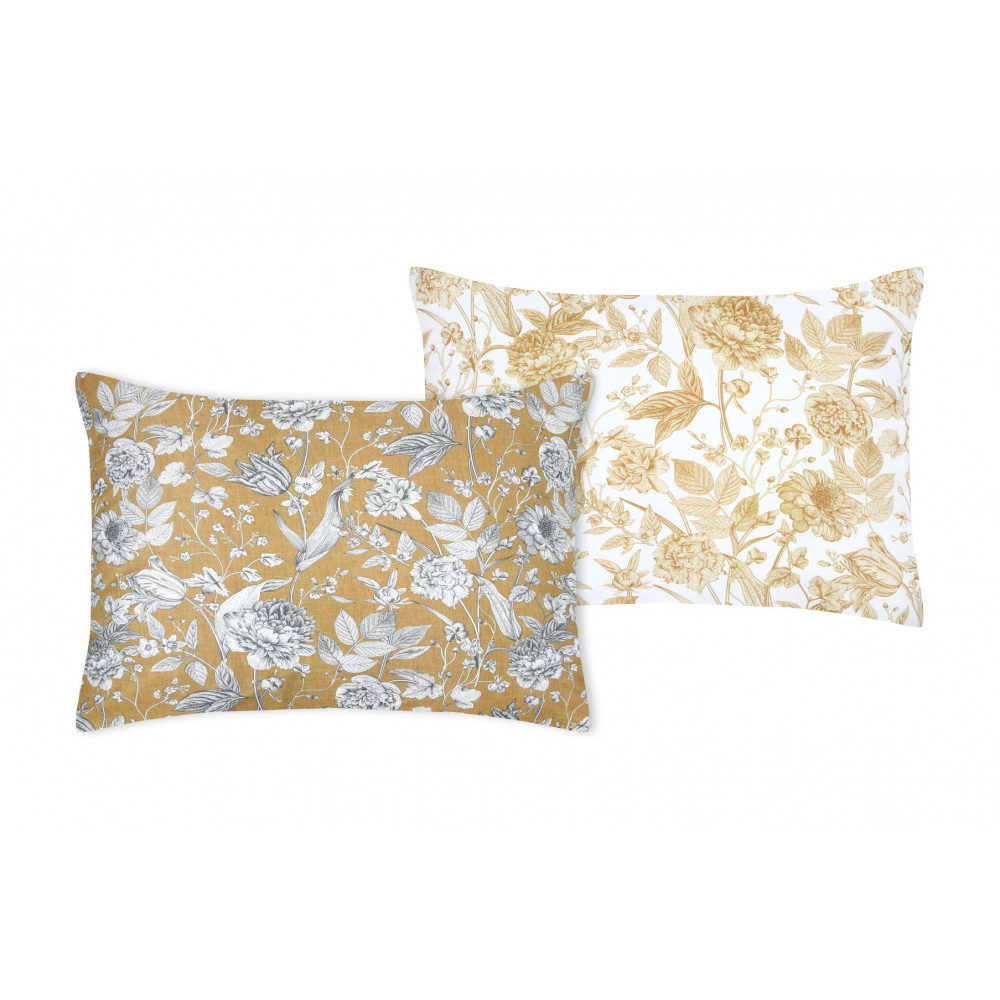 TAIE OREILLER JACINTHE SAC 50X70 MOUTARD