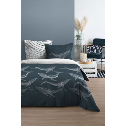 PARURE WHALES HC 240X220+2TAIES 63X63