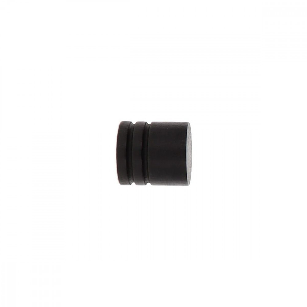 EMBOUT BOUCHON NOIR MAT X 2 D28 EN BOIS