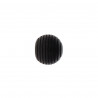 Embout Galaxie en bois noir mat D28cm x2