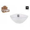 Bol en verre snacks transparent D12,5x5cm
