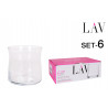 SET 6 VERRES 360cc "VERA" 8.0x8.0x8.0cm