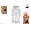 FONTAINE A BOISSON 8L EN VERRE D20xH35c