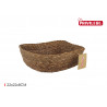CORBEILLE EN JONC DE MER 22x22x8cm