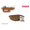 Corbeille en jonc de mer PM D16x16x5cm Corbeille en jonc de mer PM D16x16x5cm