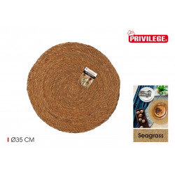 Set de table en osier D35x0.5cm