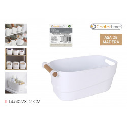 CORB PLAST 27.0x14.5x12 +POIGNEES BOIS