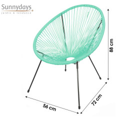 FAUTEUIL CABANA FILS MENTHE