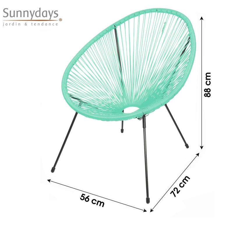 FAUTEUIL CABANA FILS MENTHE FAUTEUIL CABANA FILS MENTHE