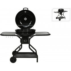 BBQ avec couvercle et double tablettes D56cm