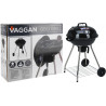 BBQ ROND COUVERT SUR ROUE D47CM