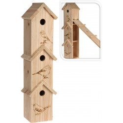 NICHOIR EN BOIS 3 ETAGES