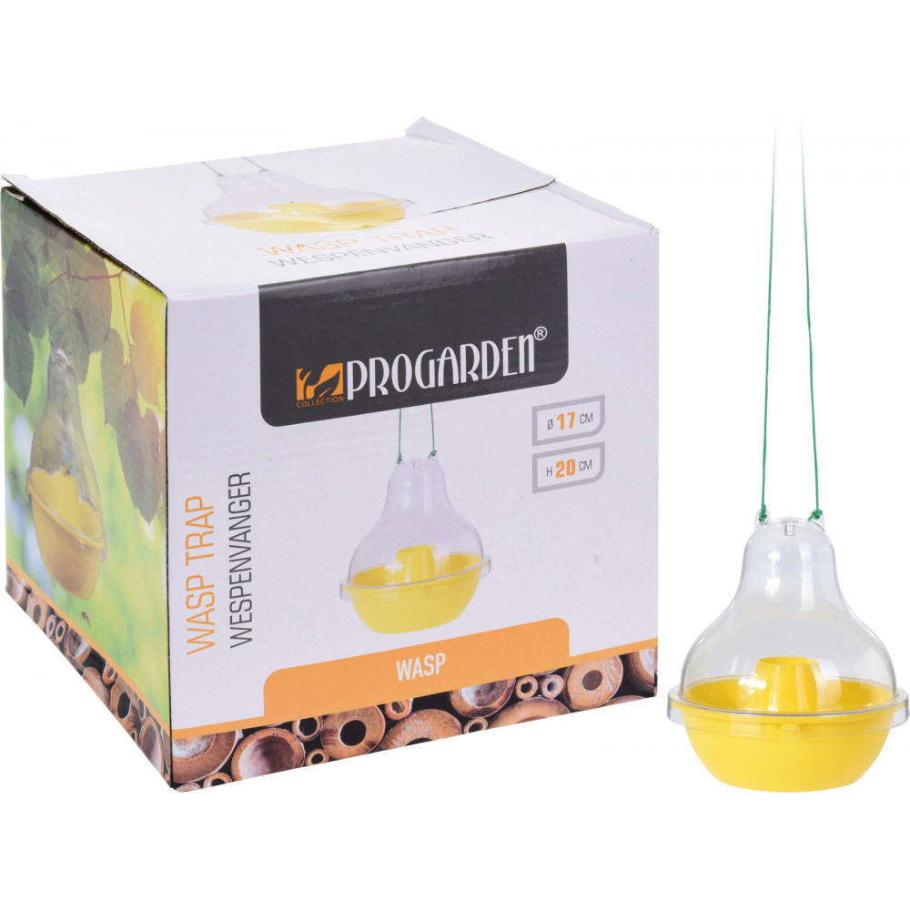 PIEGE A GUÊPES JAUNE D17XH20CM