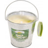 SEAU BOUGIE CITRONELLE D10X10CM ZINC