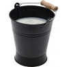 SEAU BOUGIE CITRONELLE NOIRE D16CM