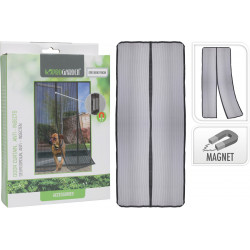 MOUSTIQUAIRE DE PORTE 2PARTIES NOIRE