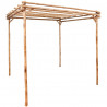 PERGOLA BAMBOU 170X170XH220CM
