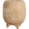 Cache pot rond sur pieds en bois D27cm