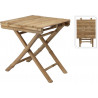TABLE BASSE BAMBOU PLIANTE 39XH45CM