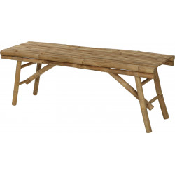 TABLE BANC PLIANT BAMBOU NATURAL