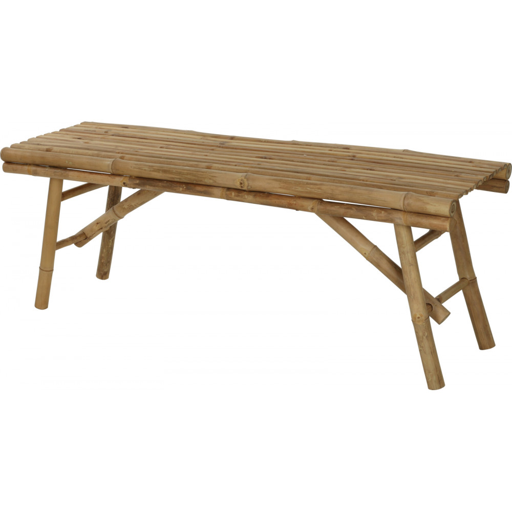 TABLE BANC PLIANT BAMBOU NATURAL