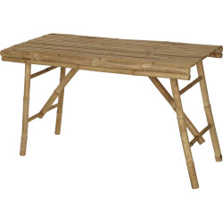 TABLE BAMBOU PLIANTE NATURAL