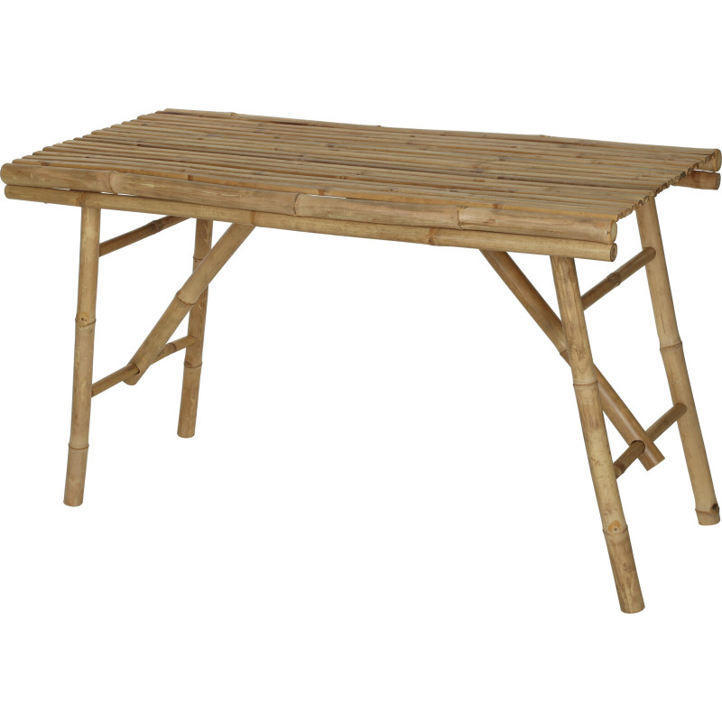 TABLE BAMBOU PLIANTE NATURAL