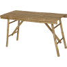 TABLE BAMBOU PLIANTE NATURAL