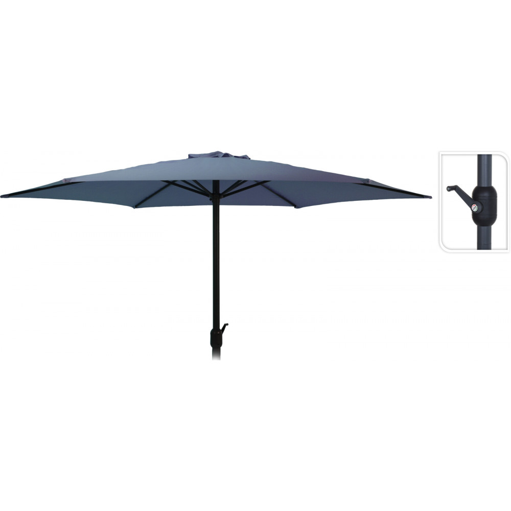 PARASOL DROIT BLEU ACIER D3M PARASOL DROIT BLEU ACIER D3M