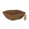 Corbeille en jonc de mer 17x17x7cm
