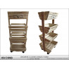 DESSERTE 4 CAISSES+ROUES "FARM"