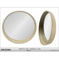 MIROIR A SUSP. Ø50X8 "REBORD" CLAIR