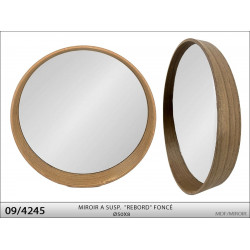 MIROIR A SUSP. Ø50X8 "REBORD" FONCE