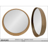 MIROIR A SUSP. Ø50X8 "REBORD" FONCE