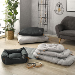 COUSSIN FLOC CITY ANTHRACITE 87*55*H5CM