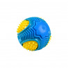 JOUET REBOND RD PICOTS SONORE D10CM BLEU