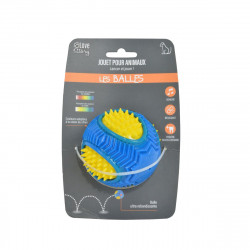 JOUET REBOND RD PICOTS SONORE D10CM BLEU