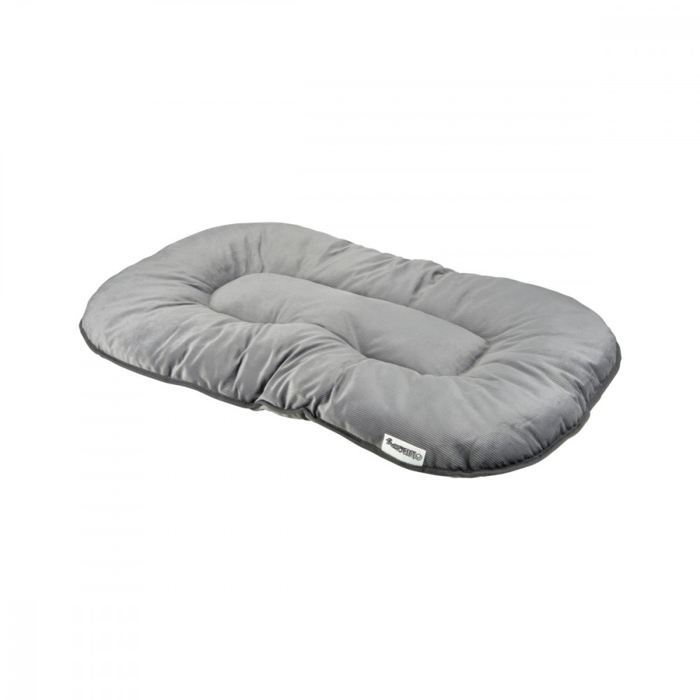 COUSSIN FLOC CRAFTY GRIS 87*55*H5CM VEL