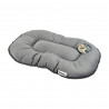 COUSSIN FLOC CRAFTY GRIS 87*55*H5CM VEL