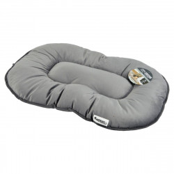 COUSSIN FLOC CRAFTY GRIS 107*62*H5CM VE